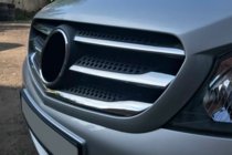 Mercedes Citan 2013–2021 Lišty na mriežku (5 ks, nerez) OmsaLine - talianska nehrdzavejuca ocel fotografia 7