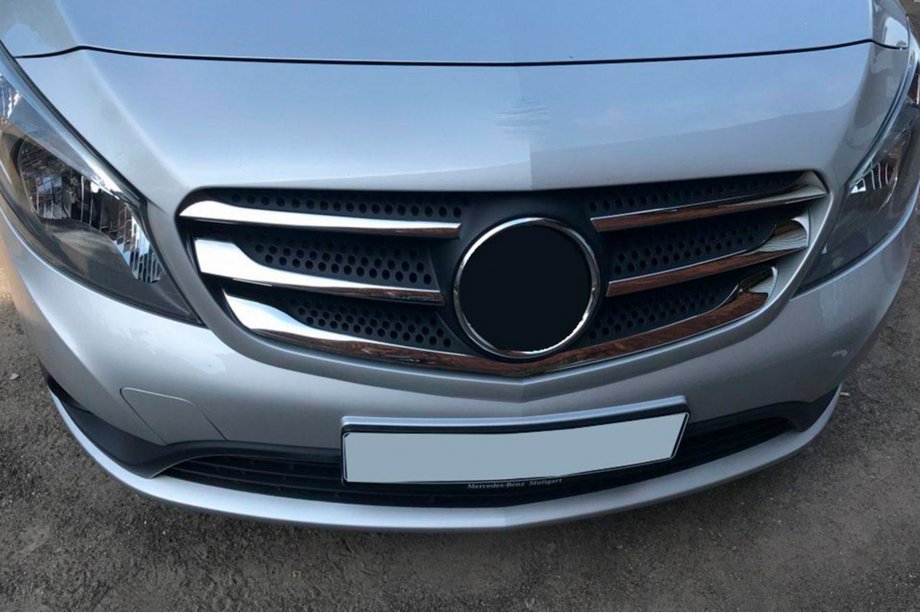 Mercedes Citan 2013–2021 Lišty na mriežku (5 ks, nerez) OmsaLine - talianska nehrdzavejuca ocel Image