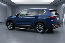 Hyundai Santa Fe 4 2018–2023 Bočné nášľapy Tayga V2 (2 ks, hliník) fotografia 1