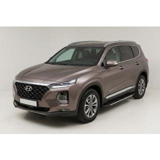 Bočné nášľapy Bosphore Grey (2 ks, hliník) Hyundai Santa Fe 4 2018–2023 fotografia 1