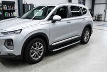 Hyundai Santa Fe 4 2018–2023 Bočné nášľapy Duru (2 ks, hliník) fotografia 1
