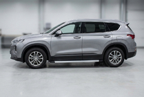 Hyundai Santa Fe 4 2018–2023 Bočné nášľapy Maya V2 (2 ks, hliník) fotografia 1