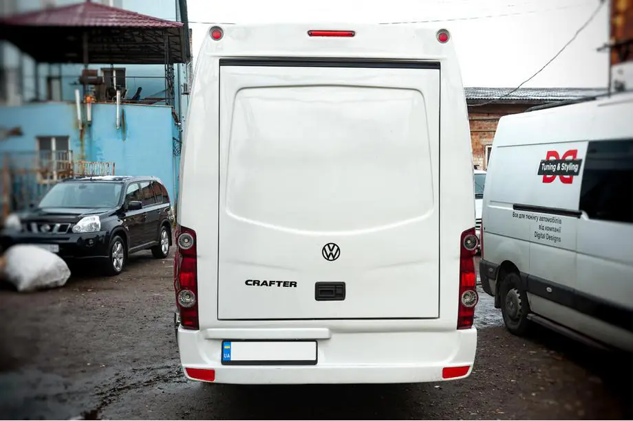 Volkswagen Crafter 2006–2016 Prídavný nosič batožiny (na lakovanie) Fotografia 3
