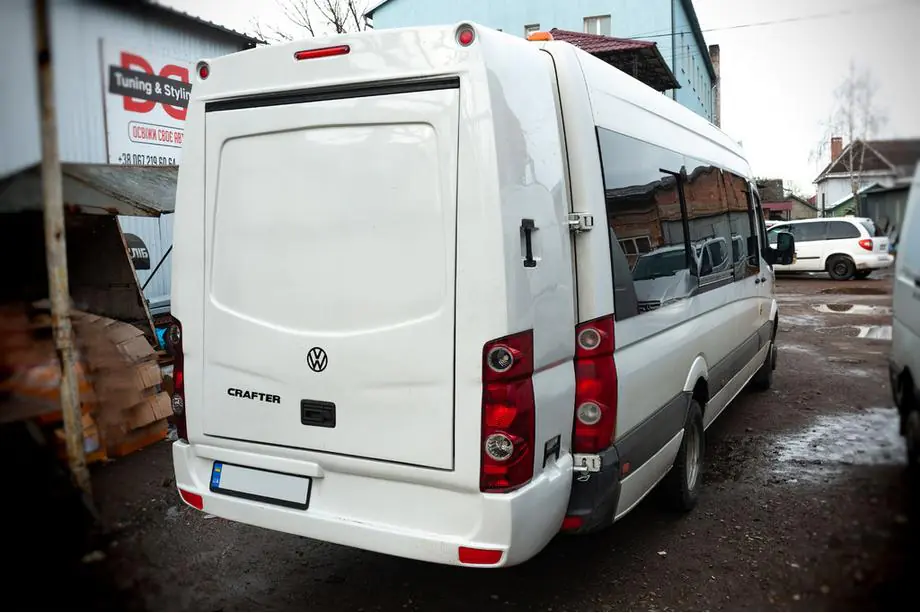 Volkswagen Crafter 2006–2016 Prídavný nosič batožiny (na lakovanie) Fotografia 1