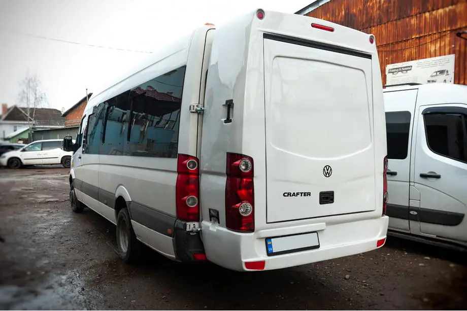 Volkswagen Crafter 2006–2016 Prídavný nosič batožiny (na lakovanie) Fotografia 2