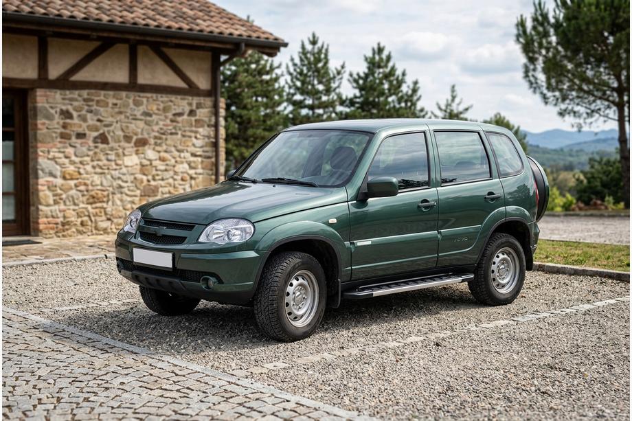 Chevrolet Niva 1998–2020 Bočné nášľapy RedLine V1 (2 ks, hliník) Image