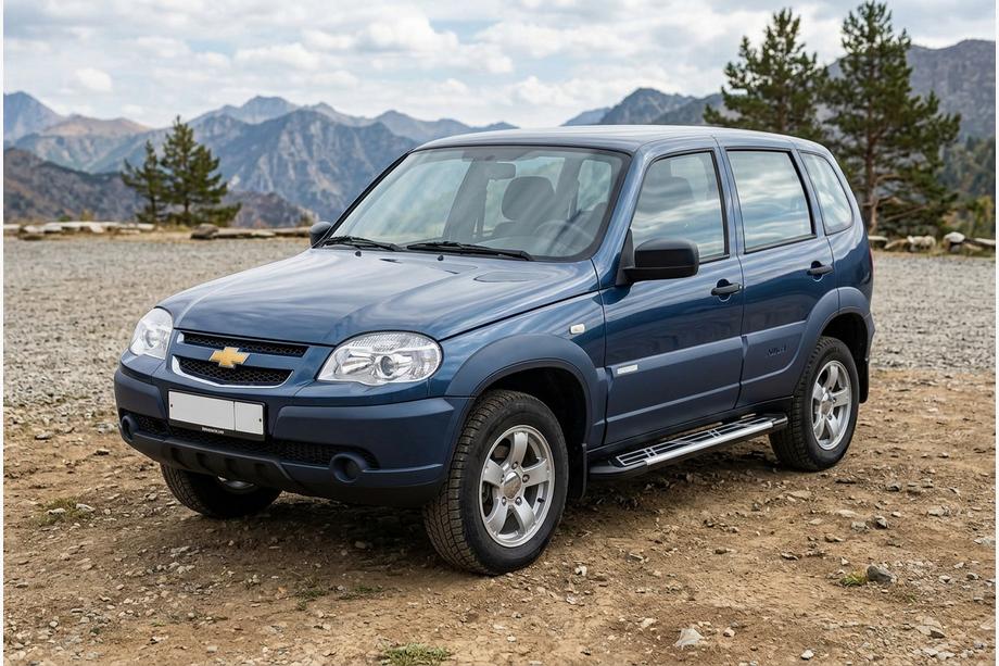 Chevrolet Niva 1998–2020 Bočné prahy Sunrise (2 ks, hliník) Fotografia 2