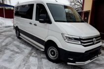 Volkswagen Crafter 2016– Predný ochranný rám ST085 (nerez) fotografia 2