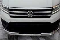 Volkswagen Crafter 2016– Predný ochranný rám ST085 (nerez) fotografia 3