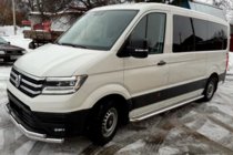 Volkswagen Crafter 2016– Predný ochranný rám ST085 (nerez) fotografia 4