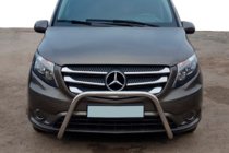 Mercedes Vito/V-trieda W447 2014– Predný ochranný rám WT006 (nerez) fotografia 5