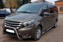Mercedes Vito/V-trieda W447 2014– Predný ochranný rám WT006 (nerez) fotografia 2