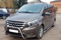 Mercedes Vito/V-trieda W447 2014– Predný ochranný rám WT006 (nerez) fotografia 3