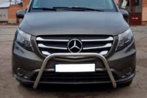 Mercedes Vito/V-trieda W447 2014– Predný ochranný rám WT006 (nerez) fotografia 4