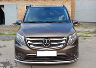 Mercedes Vito/V-trieda W447 2014– Predný ochranný rám ST008 (nerez) fotografia 1