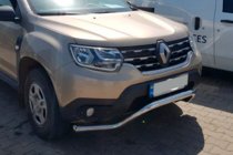 Dacia Duster 2018–2024 Predný ochranný rám WT008 (nerez) fotografia 2