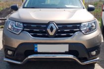 Renault Duster 2018–2024 Predný ochranný rám WT008 (nerez) fotografia 4