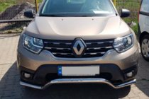 Renault Duster 2018–2024 Predný ochranný rám WT008 (nerez) fotografia 6