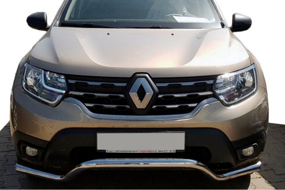 Renault Duster 2018–2024 Predný ochranný rám WT008 (nerez) Image