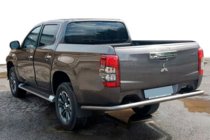 Mitsubishi L200 2015–2024 Zadný ochranný rám AK005 (nerez) fotografia 1