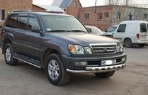 Lexus LX470 1998–2007 Predný ochranný rám ST015 (nerez) fotografia 3