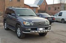 Lexus LX470 1998–2007 Predný ochranný rám ST015 (nerez) fotografia 5