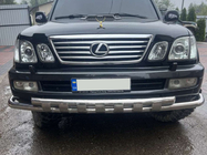 Lexus LX470 1998–2007 Predný ochranný rám ST015 (nerez) fotografia 8