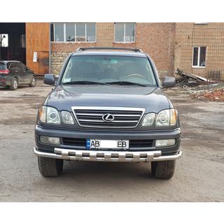 Predný ochranný rám ST015 (nerez) Lexus LX470 1998–2007 fotografia 4
