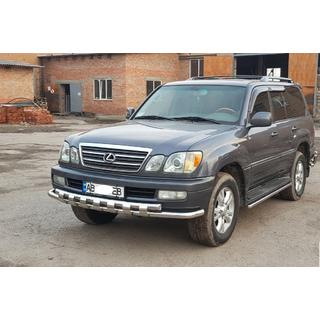 Predný ochranný rám ST015 (nerez) Lexus LX470 1998–2007 fotografia 2