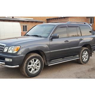 Ochrana bočných prahov (2 ks, nerez) Lexus LX470 1998–2007 fotografia 2
