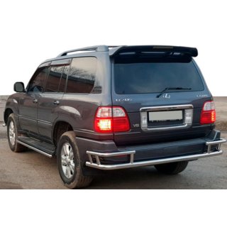 Zadný ochranný rám AK009-15 (nerez) Lexus LX470 1998–2007 fotografia 1