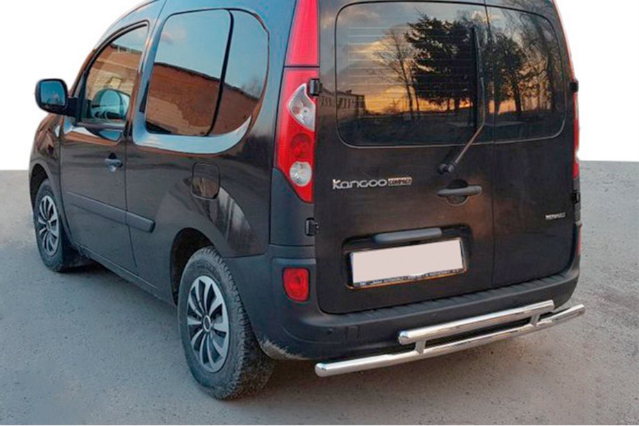 Renault Kangoo 2008–2020 Zadný ochranný rám AK002-2 (nerez) Image