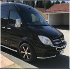 Mercedes Sprinter W906 2006–2018 Predný ochranný rám OM3-2 (2013+, nerez) fotografia 4