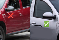Dacia Duster 2008–2018 Kryty spätných zrkadiel variant 1 (2 ks, nerez) OmsaLine – talianska nehrdzavejúca oceľ fotografia 5