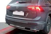Volkswagen Tiguan 2016–2023 Zadný ochranný rám AK001-2 (nerez) fotografia 1