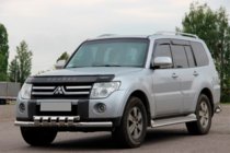 Mitsubishi Pajero Wagon IV 2006–2021 Predný ochranný rám ST015-13 (nerez) fotografia 4