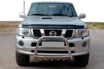 Nissan Patrol Y61 1997–2011 Kengurín QT007 (nerezová oceľ) fotografia 1