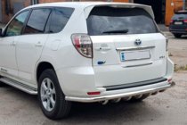 Toyota Rav 4 2006–2013 Zadný ochranný rám AK005-15 (len pre EV, 2 ks, nerez) fotografia 3