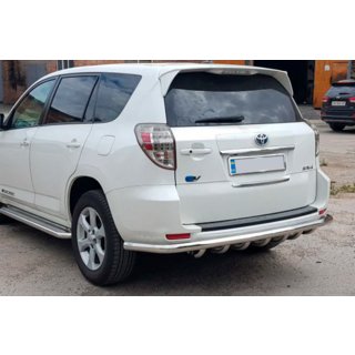 Zadný ochranný rám AK005-15 (len pre EV, 2 ks, nerez) Toyota Rav 4 2006–2013 fotografia 3