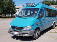 Mercedes Sprinter W901/902/903/904/905 1995–2006 Predný ochranný rám ST015-2 (nerez) 2000–2006 fotografia 4