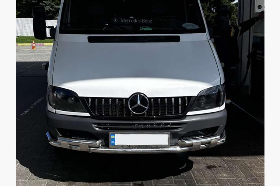 Mercedes Sprinter W901/902/903/904/905 1995–2006 Predný ochranný rám ST015-2 (nerez) 1995–2000 Fotografia 8