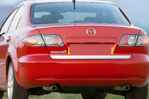 Mazda 6 2003–2008 Nerezová lišta hrany kufra fotografia 1
