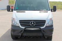 Mercedes Sprinter W906 2006–2018 Predný ochranný rám WT003 (čierny) fotografia 2
