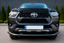 Toyota Hilux 2015– Predný ochranný rám Texas pre 2020+ (76 mm, čierny) fotografia 4