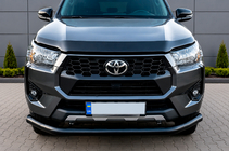 Toyota Hilux 2015– Predný ochranný rám Texas pre 2020+ (76 mm, čierny) fotografia 6