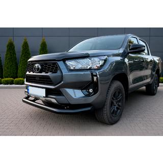 Predný ochranný rám Texas pre 2020+ (76 mm, čierny) Toyota Hilux 2015– fotografia 1