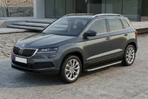 Skoda Karoq 2018– Bočné nášľapy BlackLine (2 ks, hliník) fotografia 1