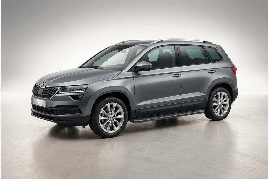 Skoda Karoq 2018– Bočné nášľapy Allmond Black (2 ks, hliník) Image