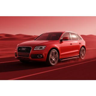 Bočné prahy Maya Red (2 ks., hliník) Audi Q5 2008–2017 fotografia 1