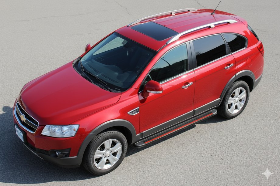 Chevrolet Captiva 2006–2019 Bočné nášľapy Maya Red (2 ks., hliník) Image